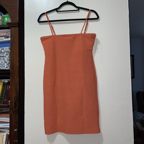 Meeting The Standard Mini Dress - Rust - Picture 8 of 9